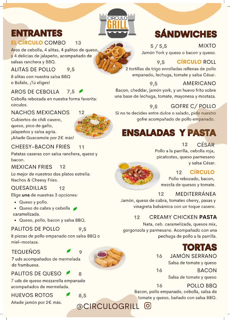 Menu_TERRAZA EL CIRCULO DE LAS CASTILLAS_Torrejón del Rey_immagine_1