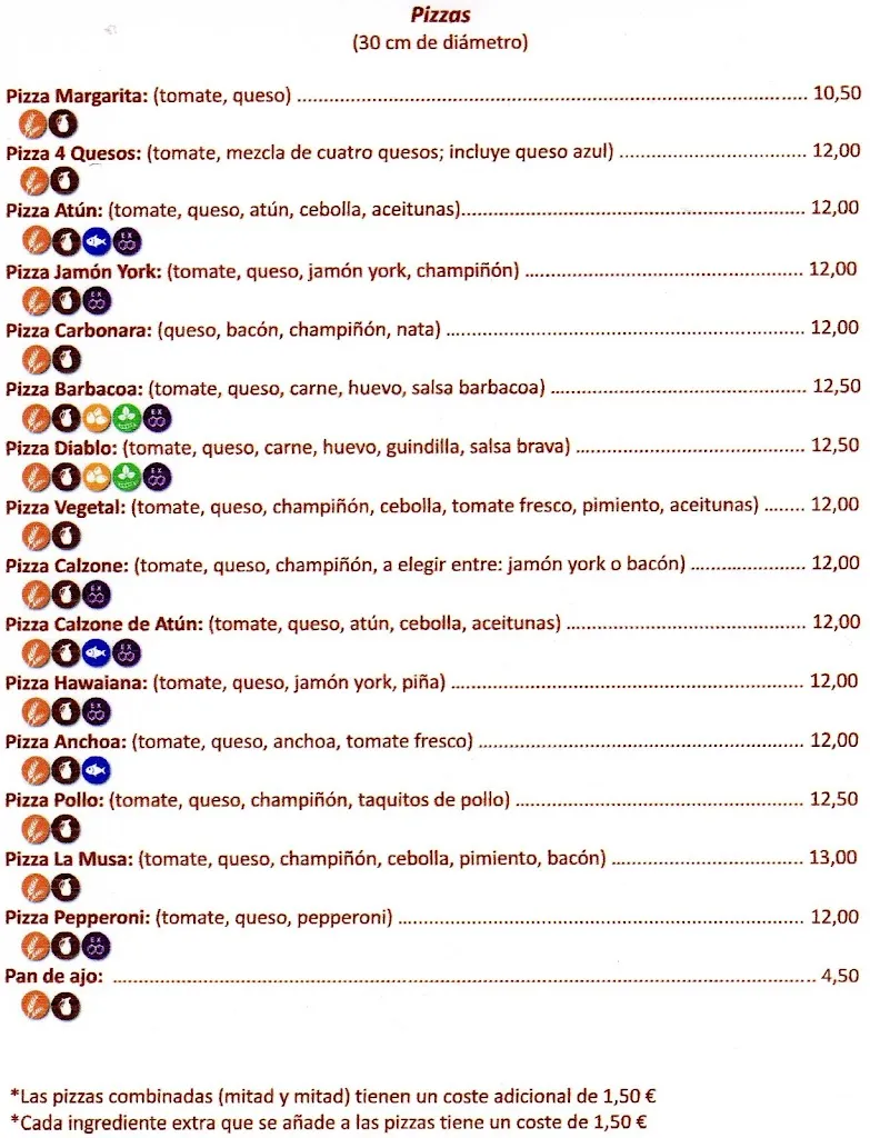 Menu_pizzeria La musa_Torrejón del Rey_image_1