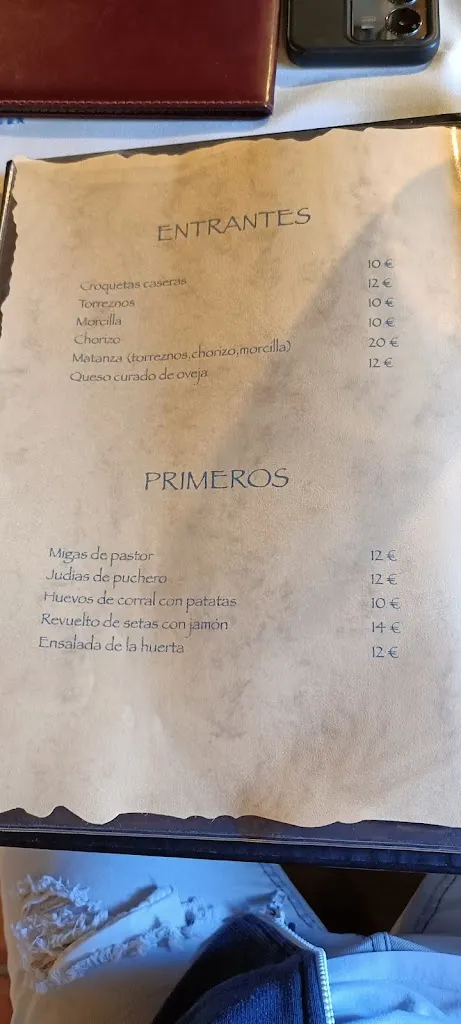 Menu_Mesón Los Cantos_Valverde de los Arroyos_image_2