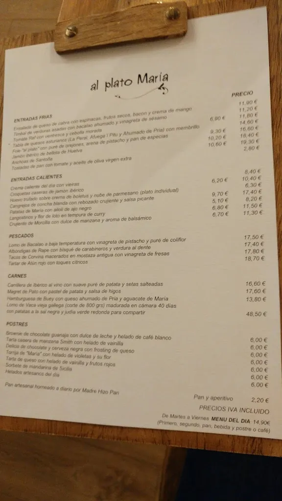 Menu_Al Plato María_Villanueva de Argecilla_image_1