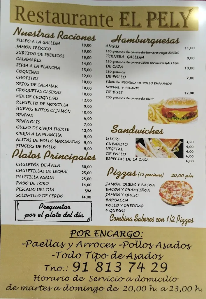 Menu_Restaurante El Pely_Villanueva de Argecilla_image_1