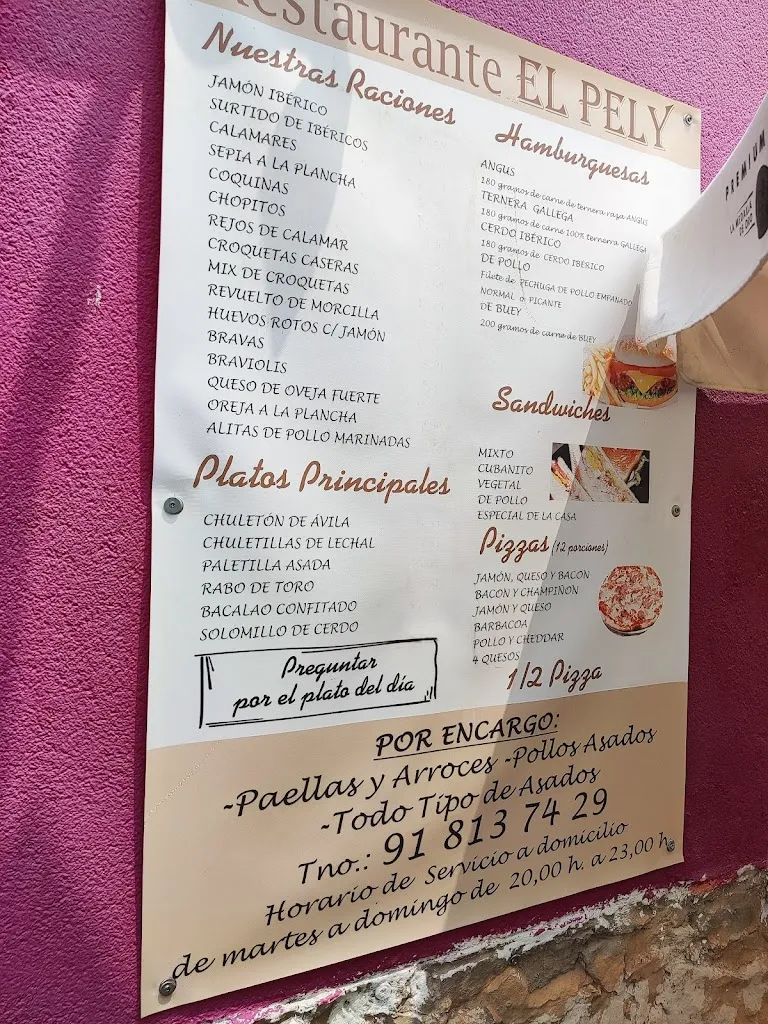 Menu_Restaurante El Pely_Villanueva de Argecilla_image_2