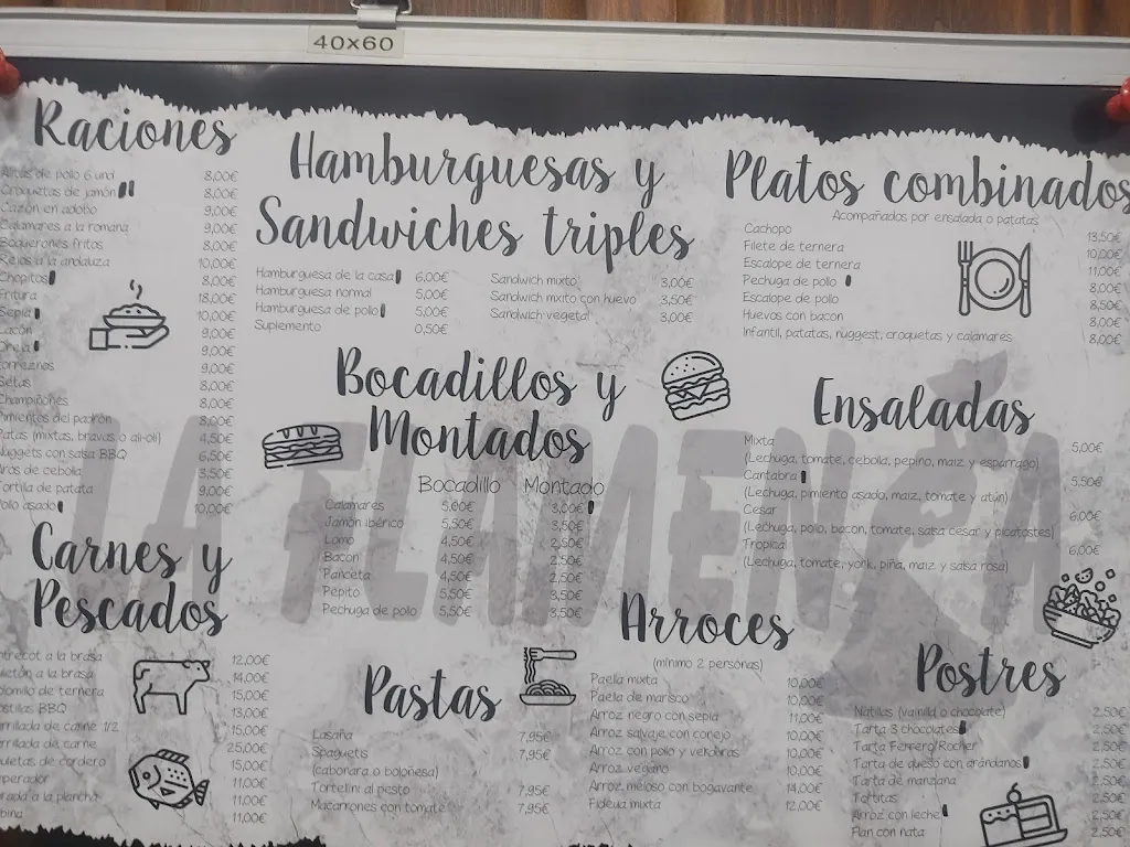 Menu_Restaurant La Flamenka_Villanueva de la Torre_image_1