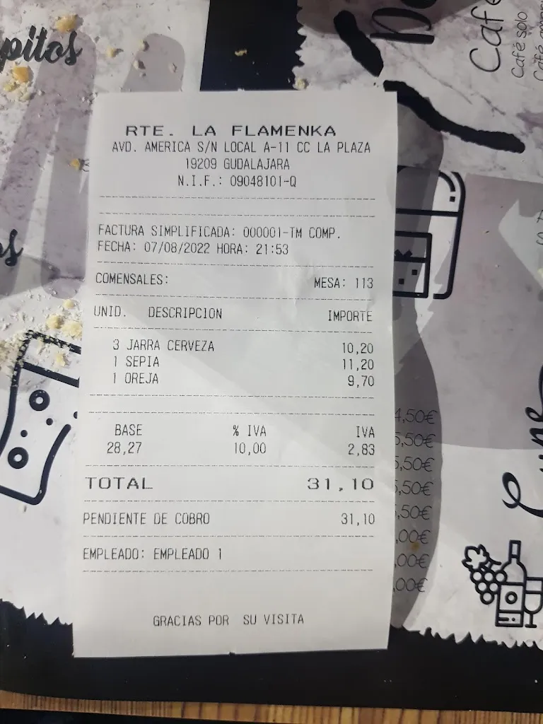 David Plaza_Restaurant La Flamenka_Villanueva de la Torre_review