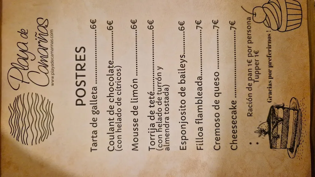 Menu_Restaurante Playa de Camariñas_Camariñas_immagine_4