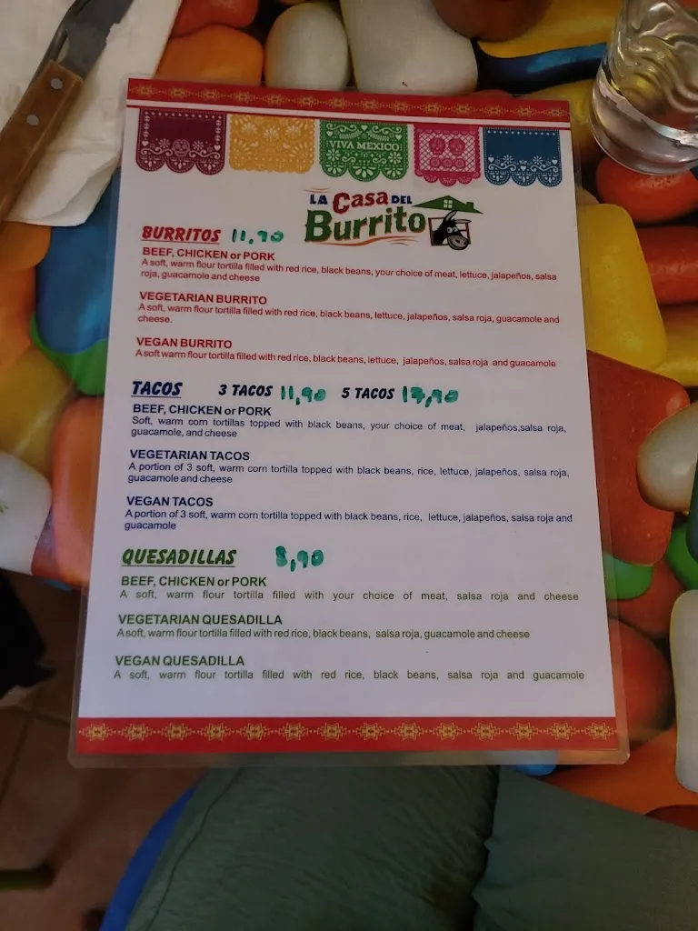 Menu_La Casa del Burrito Spain_Benejúzar_image_2