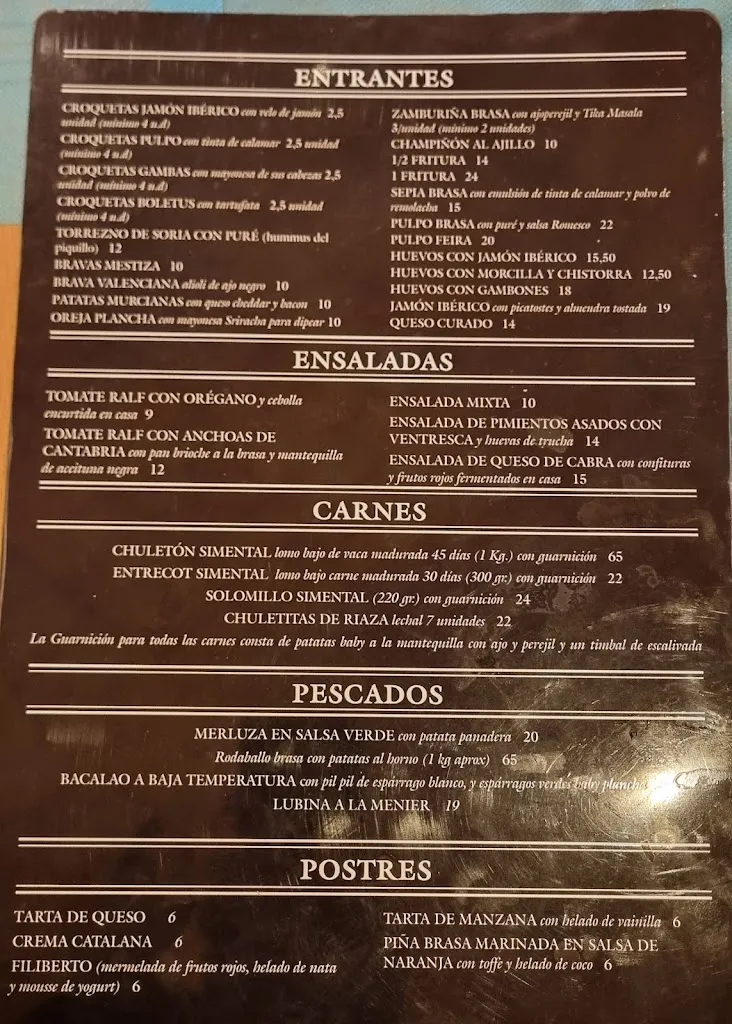 Menu_La Mestiza Restaurante y Terraza_Yebes_immagine_3