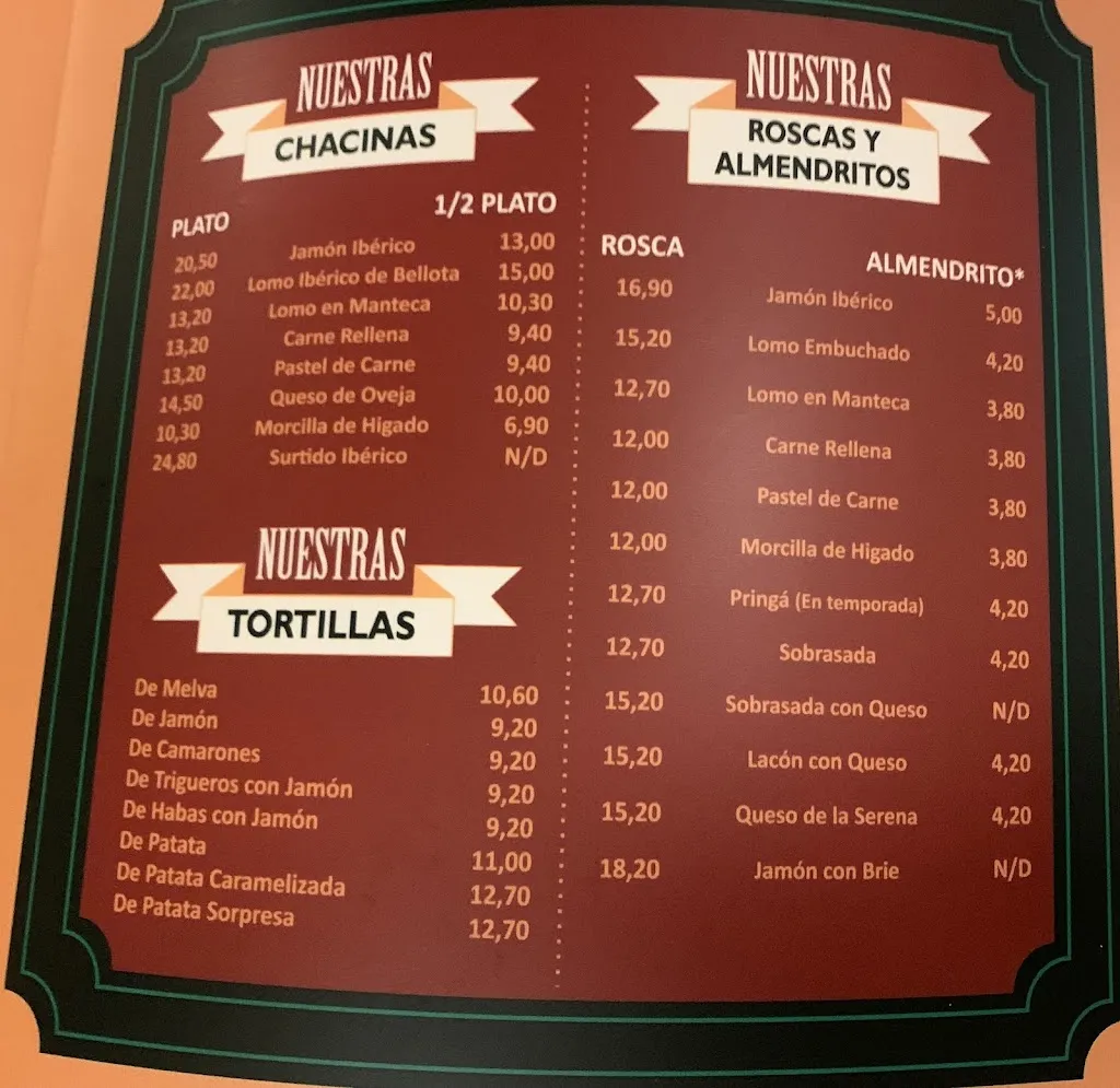 Menü_Taberna Almendro 13_Almendro El_Bild_4