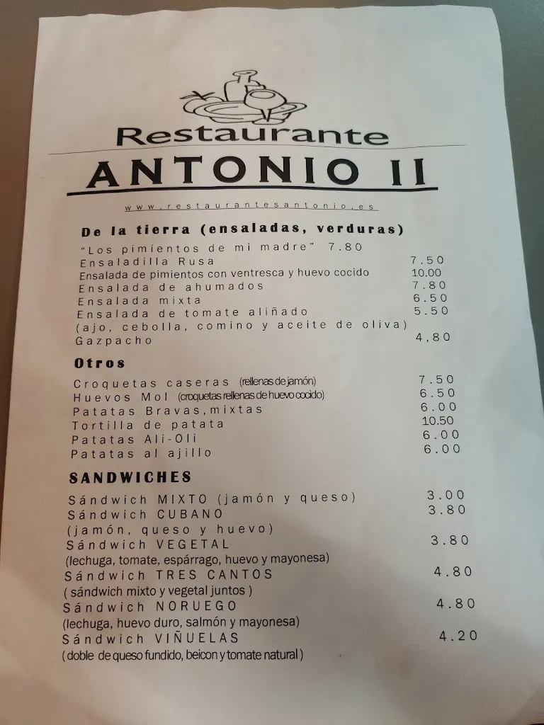 Menu_Restaurante Antonio II_Viñuelas_image_2
