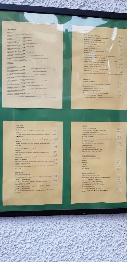 Menu_Restaurante Trattoria Pizzería Trastevere_Viñuelas_image_2