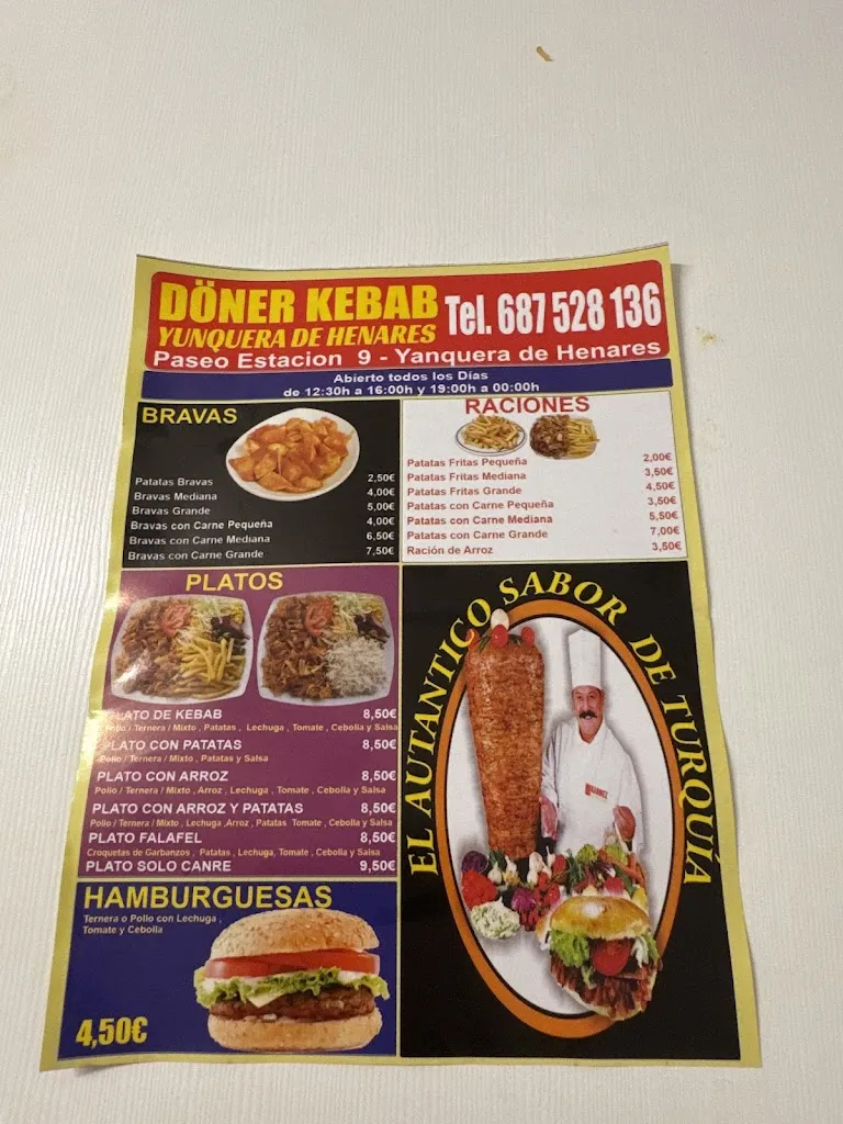 Menu_Kebab Yunquera_Yunquera de Henares_immagine_1