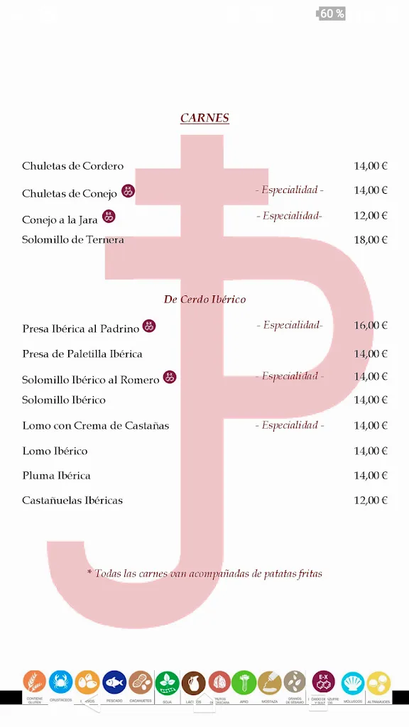 Menu_Restaurante Casa El Padrino_Alájar_image_1