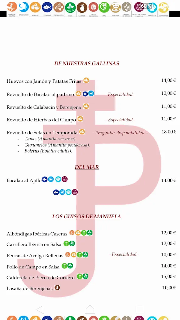 Menu_Restaurante Casa El Padrino_Alájar_image_2