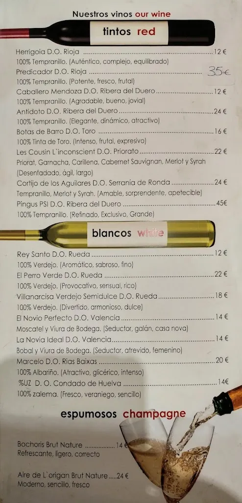 Menü_el molino de Alajar_Alájar_Bild_2