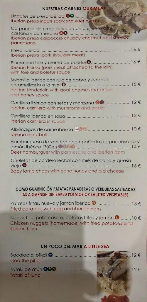 Menü_el molino de Alajar_Alájar_Bild_3