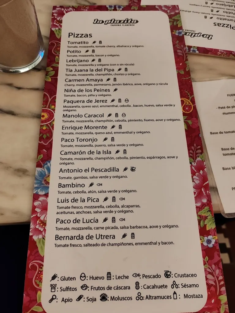 Menu_La Plazita, Peña Flamenca_Alájar_image_1