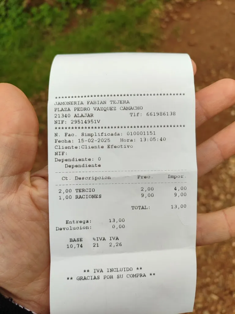 Lorena Zamarreño_Fabián Tejera Jamonería_Alájar_review