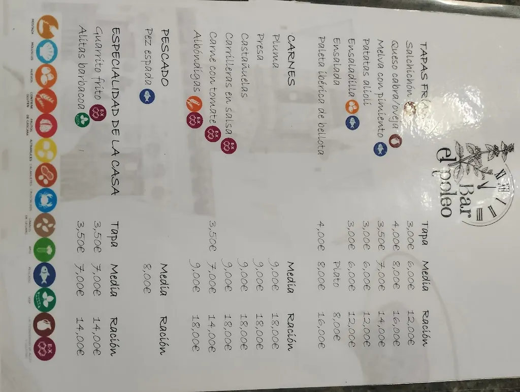 Menu_Bar El Poleo_Alájar_image_2