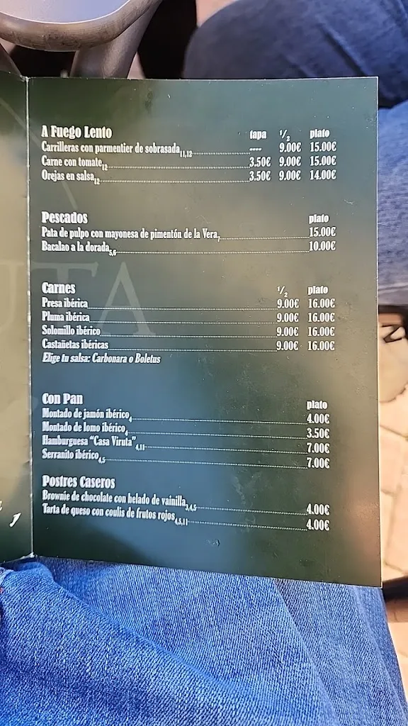 Menü_Bar Casa Viruta_Alájar_Bild_3