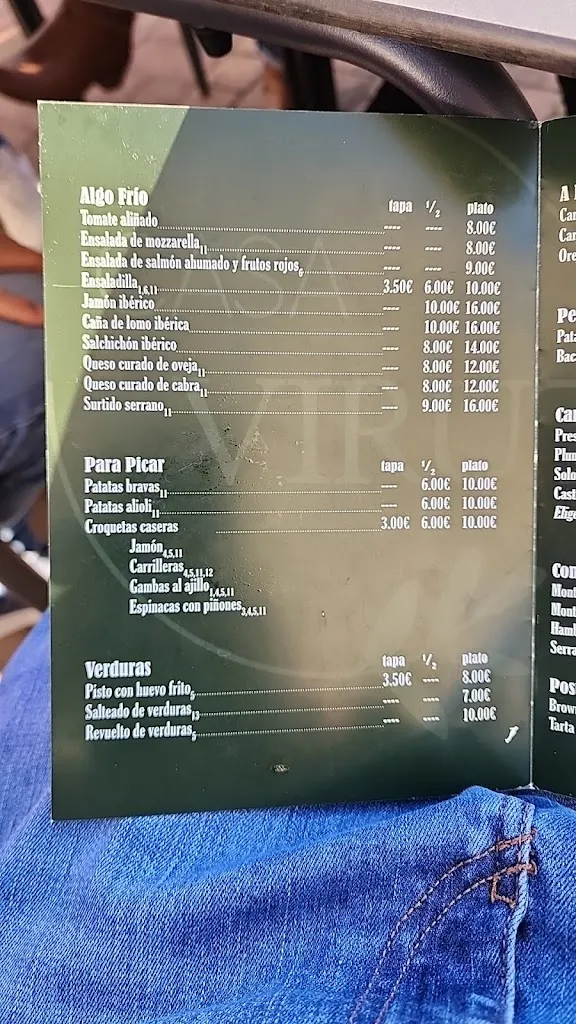 Menü_Bar Casa Viruta_Alájar_Bild_4