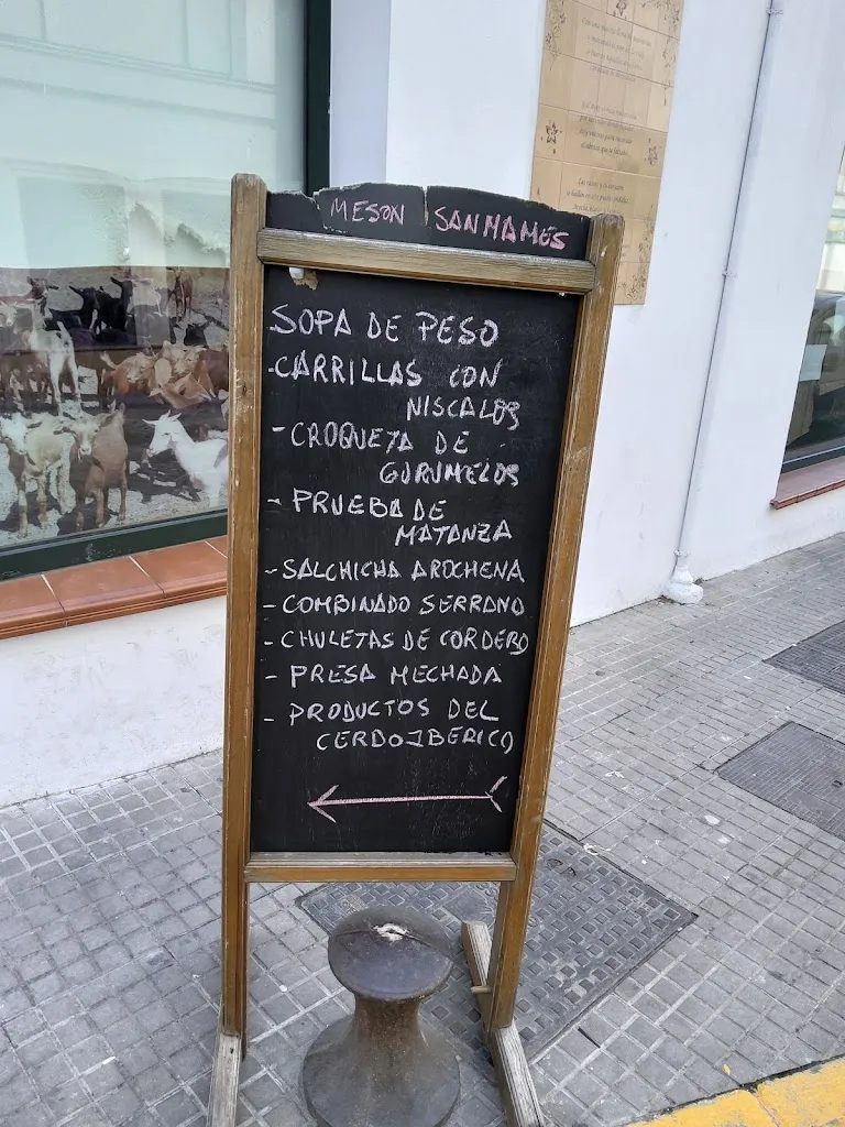 Menu_Mesón San Mamés_Aroche_immagine_1