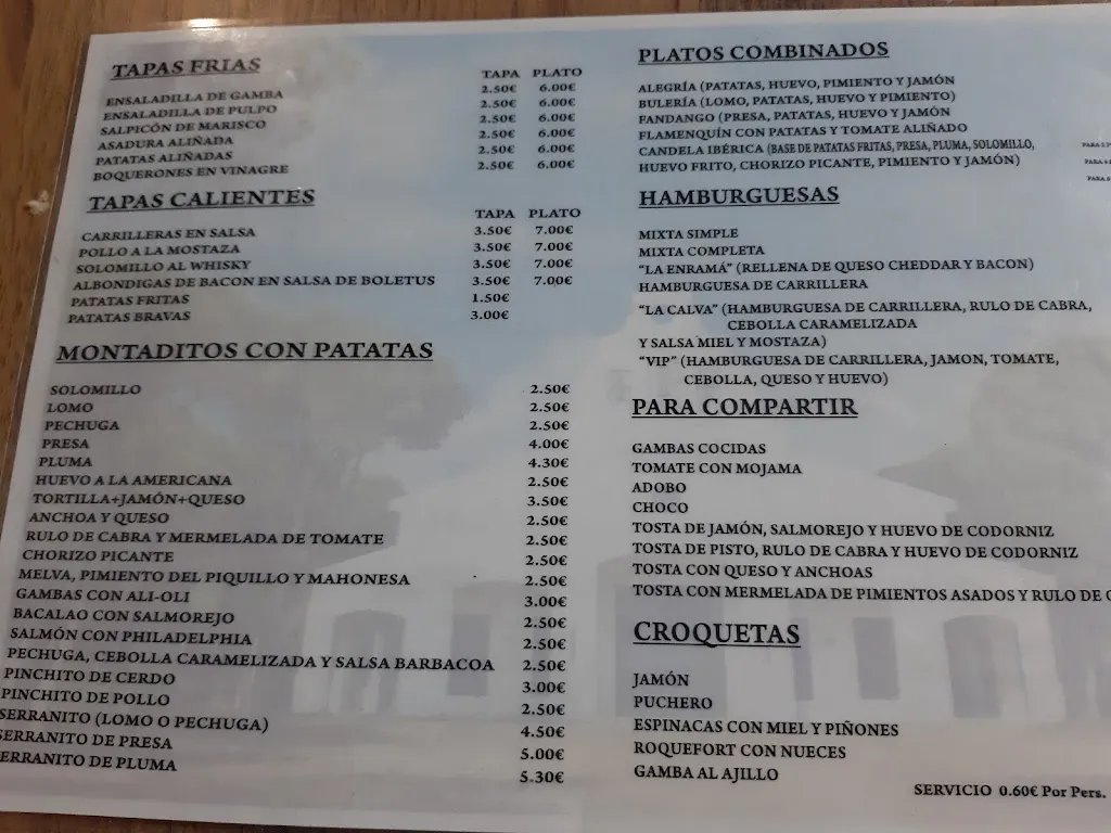 Menu_Montaditos y tapas la enrama_Aljaraque_image_3
