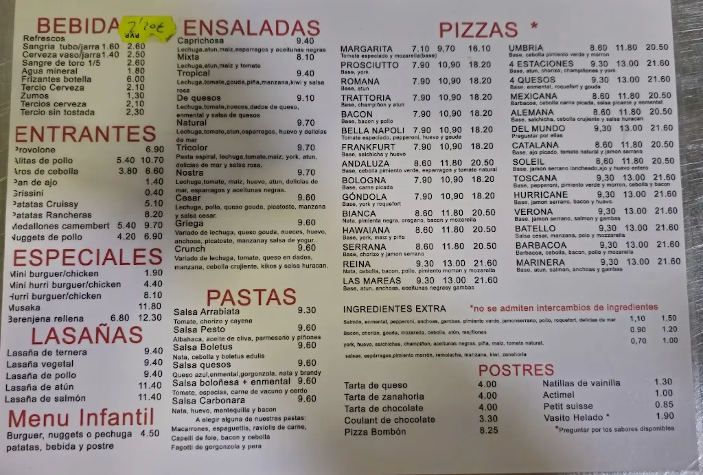 Menu_PIZZERIA HURACANES_Aljaraque_image_1