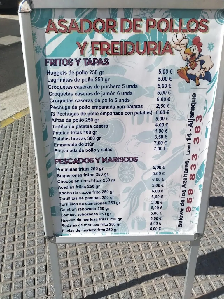 Menu_Los Remedios, asador de pollos y freiduría_Aljaraque_image_1