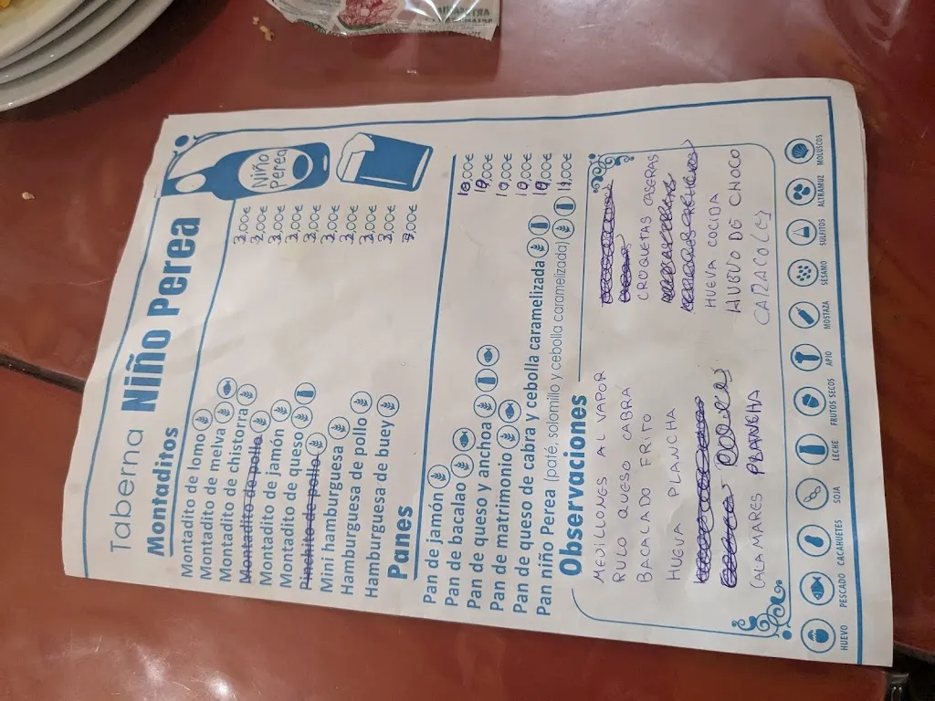 Menu_Taberna Niño Perea_Almonte_image_1