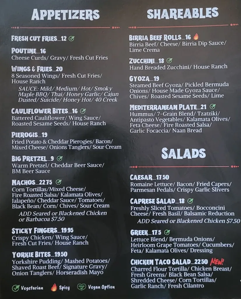 Menu_The Barley Mow Almonte_Almonte_image_1