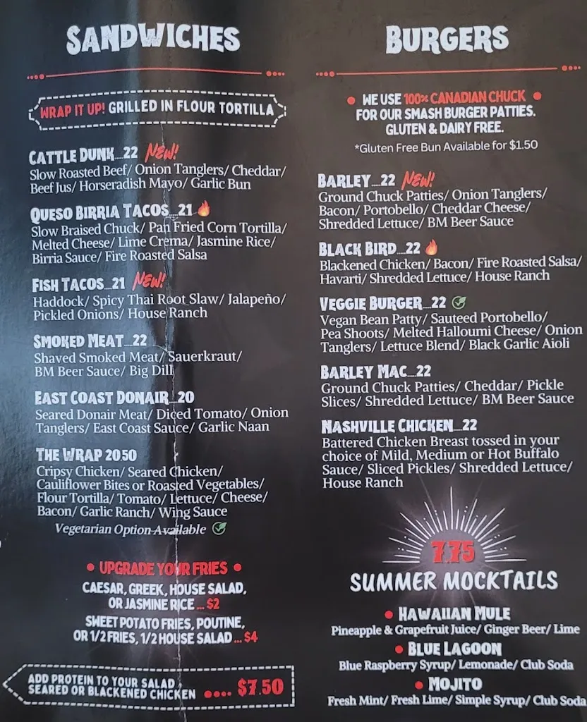 Menu_The Barley Mow Almonte_Almonte_image_2