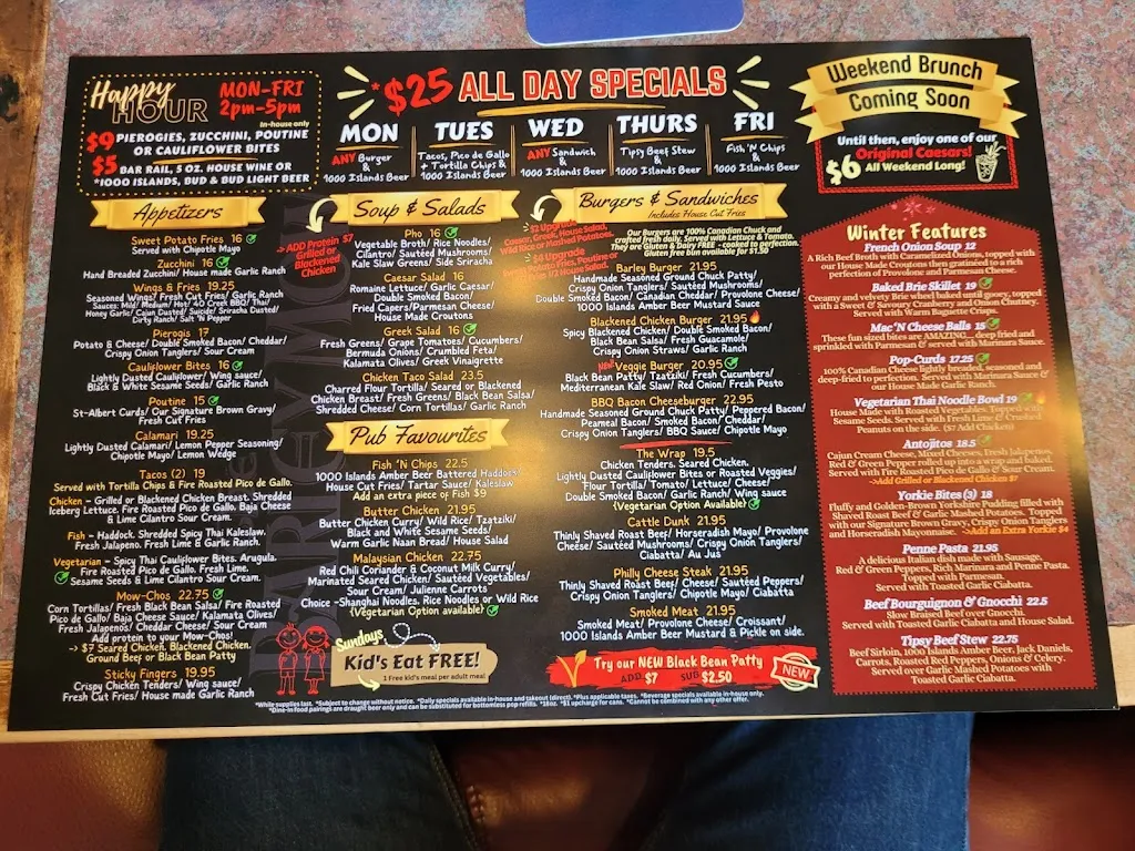 Menu_The Barley Mow Almonte_Almonte_image_4