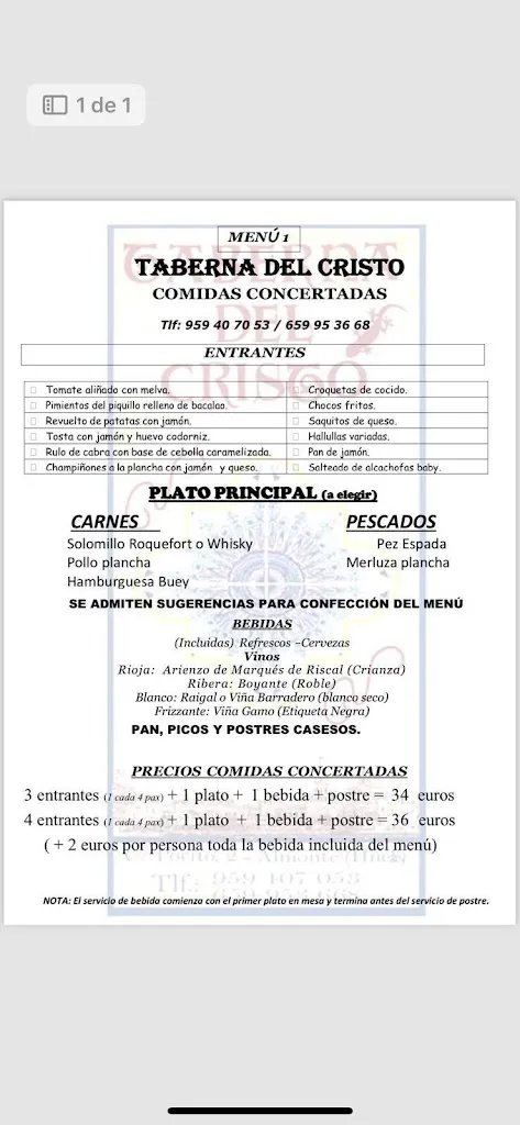Menu_Taberna del Cristo_Almonte_image_1