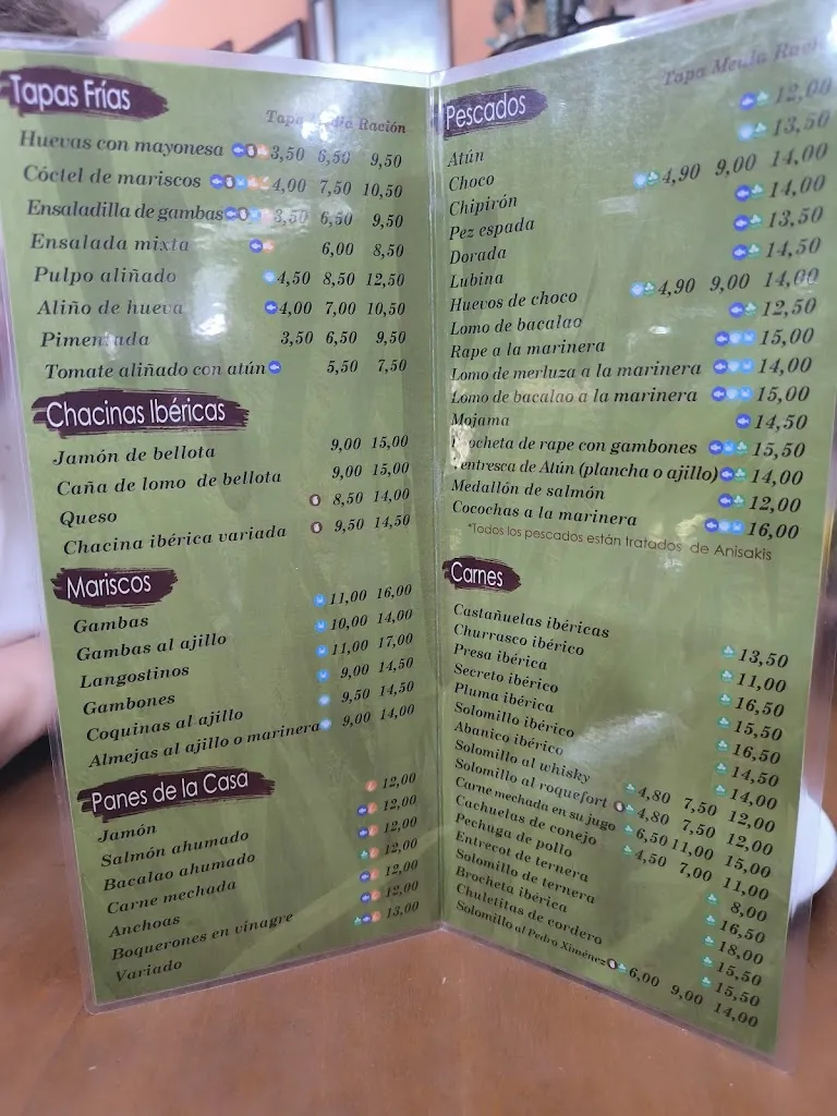 Menu_CERVECERIA LOS JUNCOS_Almonte_image_1