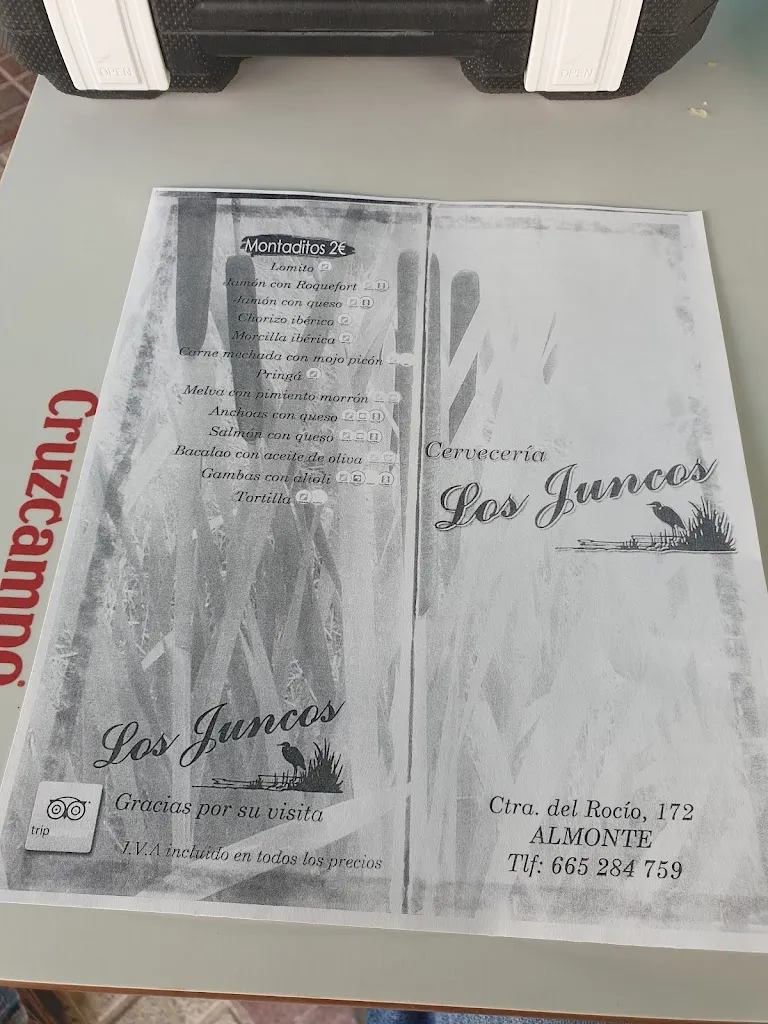 Menu_CERVECERIA LOS JUNCOS_Almonte_image_4
