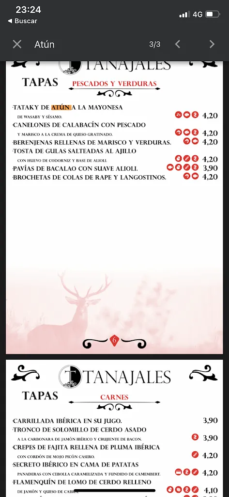 Menu_Restaurante Los Tanajales_Almonte_image_3