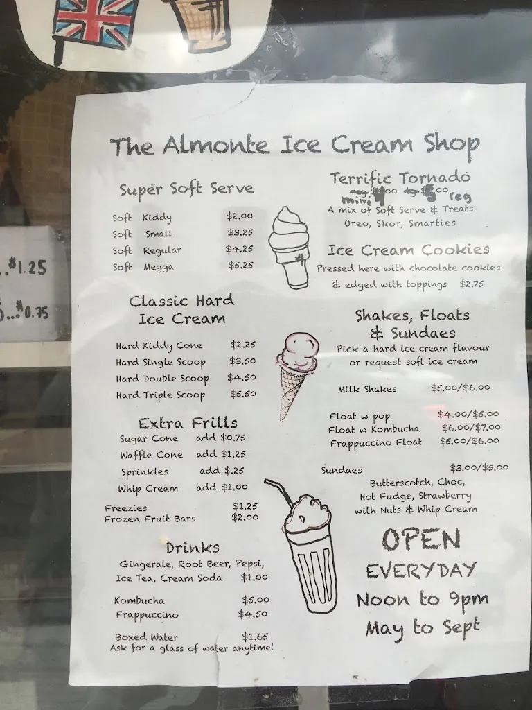 Menu_Waterfall Delights Ice Cream_Almonte_image_1