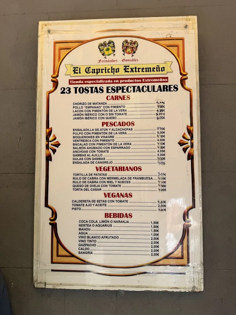 Menü_Restaurante El Capricho Extremeño_Campillo El_Bild_2