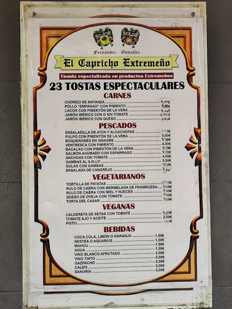 Menü_Restaurante El Capricho Extremeño_Campillo El_Bild_4