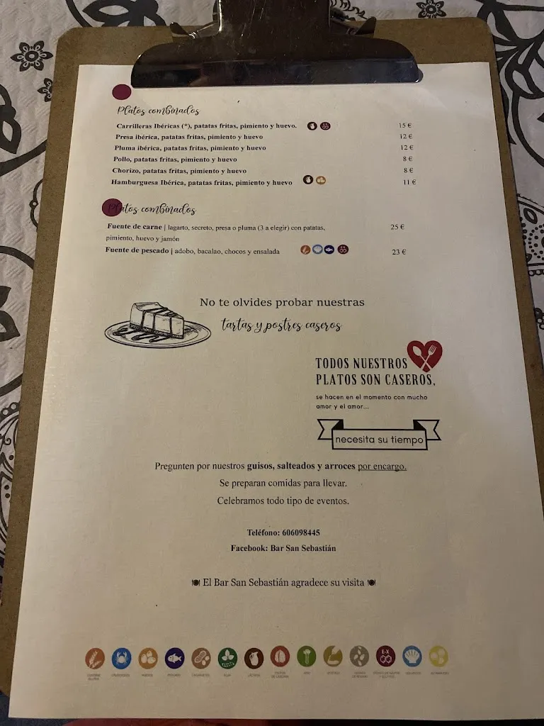 Menu_Bar San Sebastián_Cañaveral de León_image_2