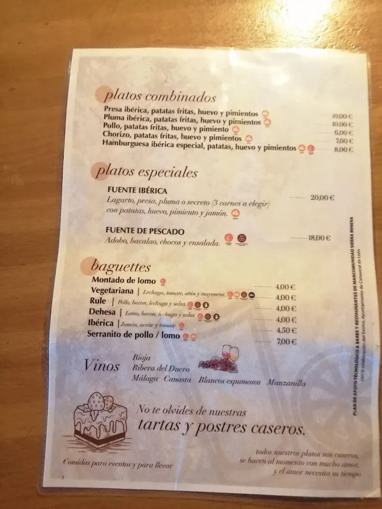 Menu_Bar San Sebastián_Cañaveral de León_image_4