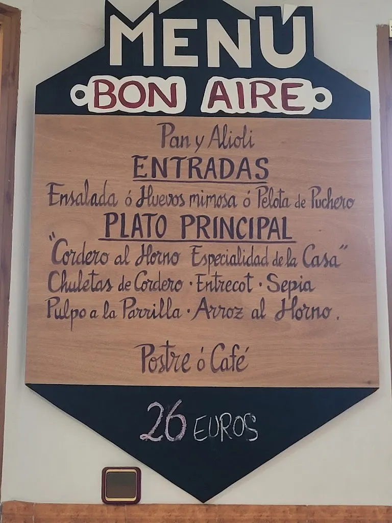 Menu_Restaurant Bon Aire_Benigembla_image_1