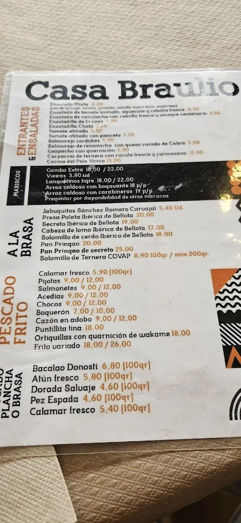 Menu_Restaurante Casa Braulio_Bollullos par del Condado_image_1