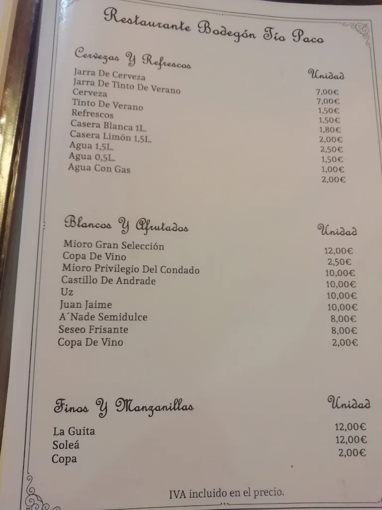 Menu_BODEGON TIO PACO_Bollullos par del Condado_image_4