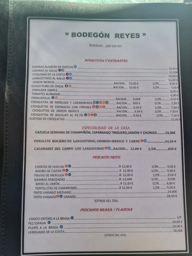 Menu_Bodegón Restaurante Reyes_Bollullos par del Condado_image_1
