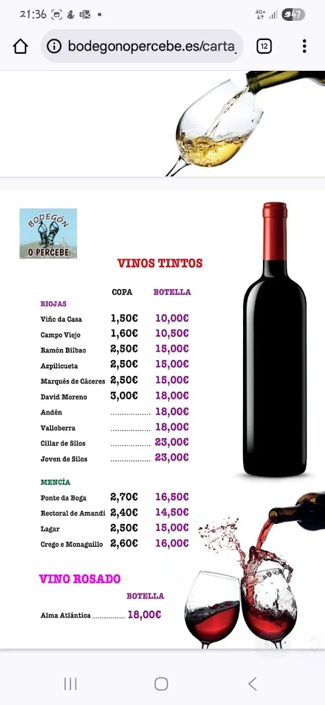 Menu_Bodegón O Percebe_Camariñas_immagine_2