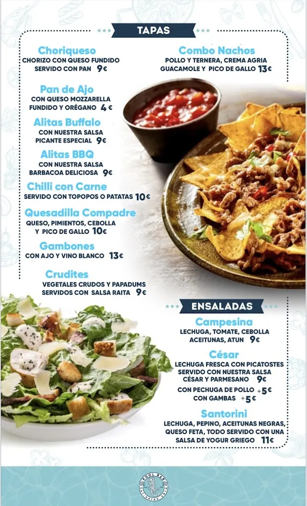 Menu_Pool Bar & Restaurant_Benidoleig_image_1