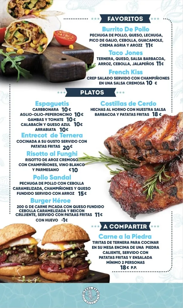 Menu_Pool Bar & Restaurant_Benidoleig_image_3