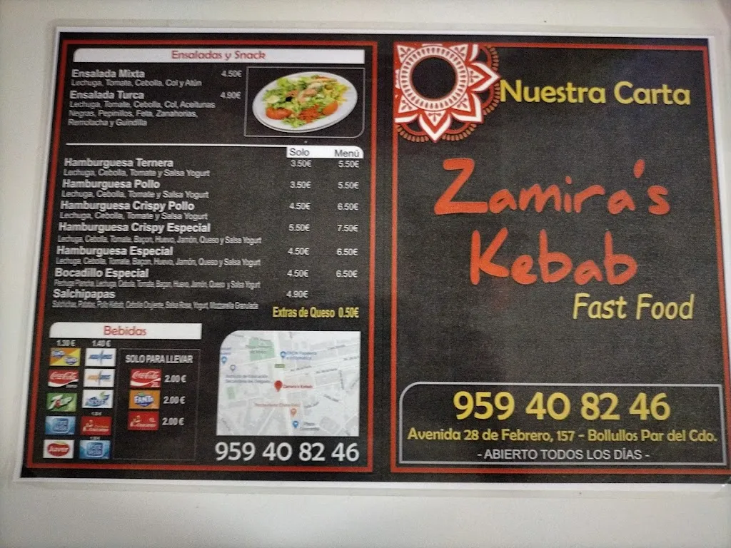 Menu_Zamira's kebab_Bollullos par del Condado_image_2