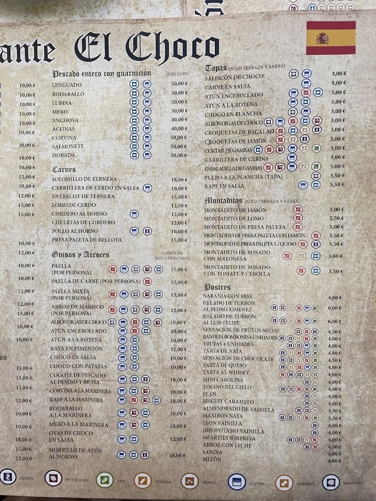 Menu_El Choco_Ayamonte_image_1